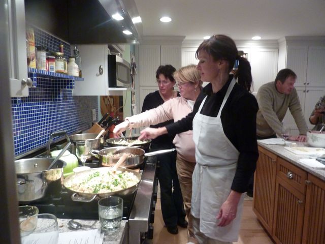 Kathy leading class